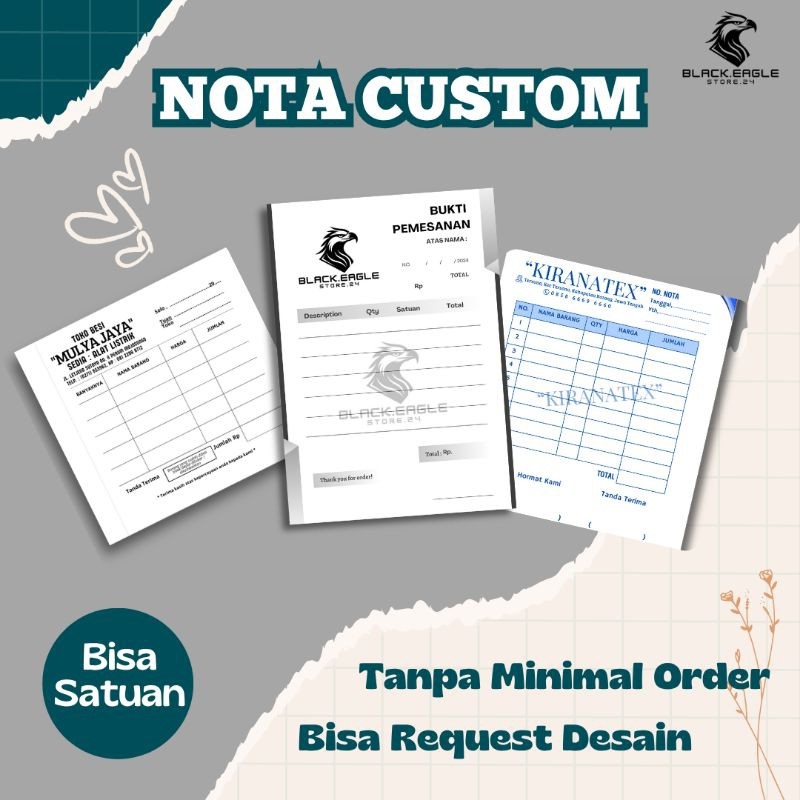 

Nota Custom Murah/Nota Satuan/Nota Custom Jogja