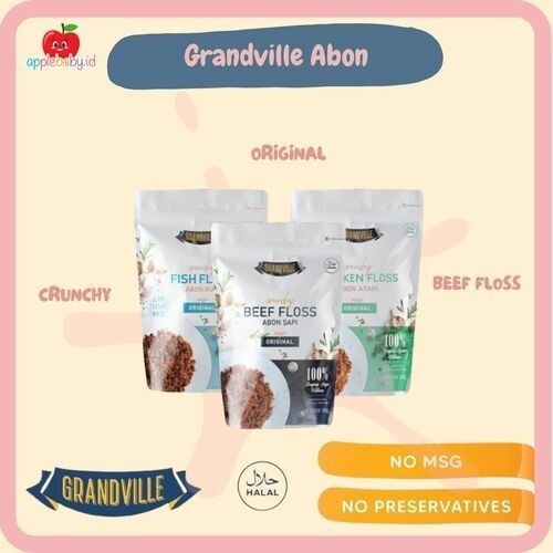

New Grandville Abon Non MSG Penambah Nafsu Makan MPASI BoosterPremium