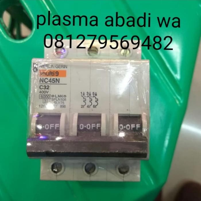 READY MCB Merlin Gerin 3 phase 32A