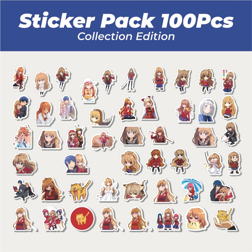 

Hot Stiker Anime Series Toradora Karakter Mix 1 Lucu Anti Air Stikers Berperekat Waterproof Sticker Decal Buat Motor Helm Buku Journal Koper Casing HP Laptop Botol Minum