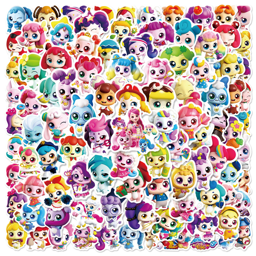 

100PCS Small Size Cartoon Cute & Wonderful Graffiti Stickers DIY Phone Notebook Stickers Waterproof Kids Stationary Stickers