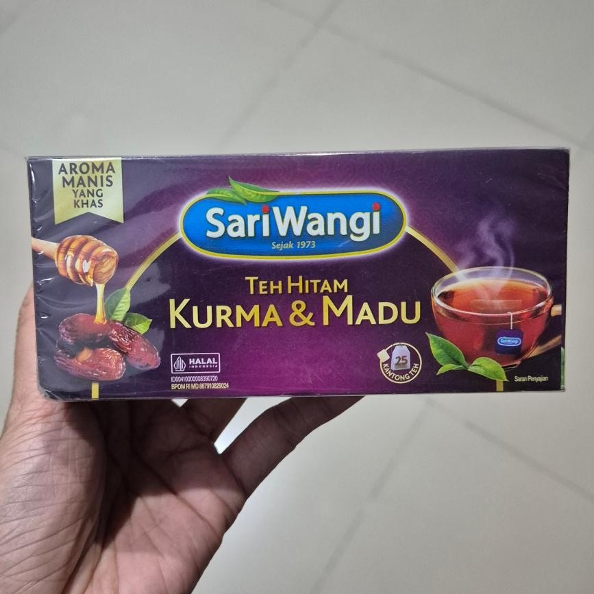 

Sariwangi Celup Teh Hitam Rasa KURMA & MADU ( 25 Bags )