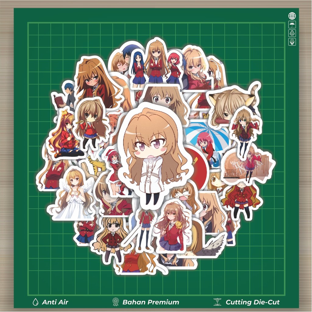 

HOT 50 PCS STIKER Stiker Anime Series Toradora Karakter Mix 1 Stiker Fashion Cars Decal Dingin Kartu Album Custom Vinyl Anti Air- Sticker Aesthetic Buku Journal Koper Casing HP Tablet Laptop Helm Motor Botol Minum