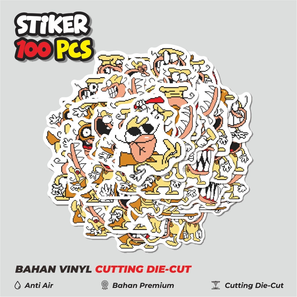 

Terbaru! 50 pcs Stiker Pizza Tower V21 Dekorasi Lucu Kreatif untuk Notebook, Skateboard, HP