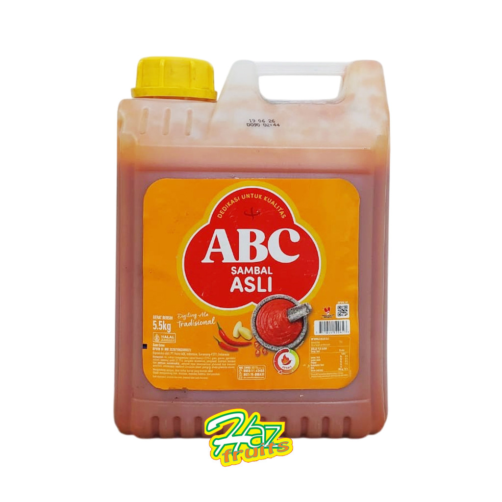 

ABC Saus Sambal Asli Jerigen 5.5 kg - Chili Sauce