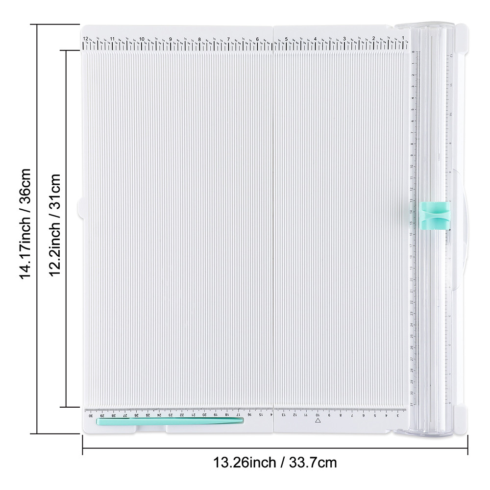 

36x33.7cm Paper Trimmer Scoring Board Craft Paper Cutter Folding Scorer for DIY Scrapbooking Card Making Tool NEW 2024
