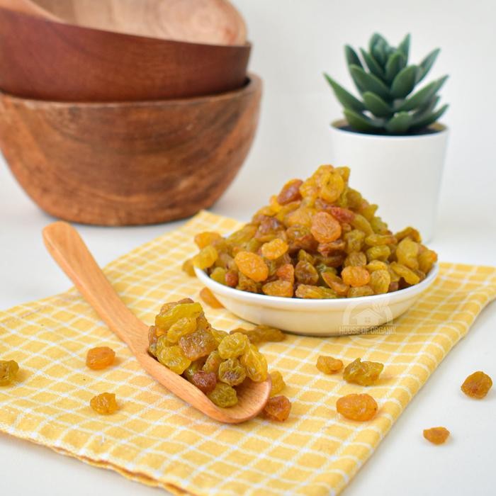 

Golden Raisins Mini kismis Kuning 250gr buah buahan