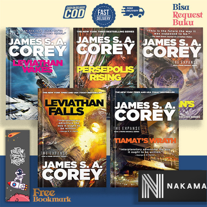 The Expanse (10 book series) Leviathan Wakes | Caliban's War | Leviathan Falls | Memory's Legion by 