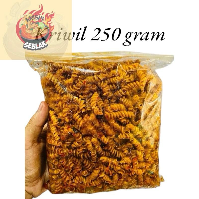 

Seblak krispi Makaroni Kriwil 250 gram | Makaroni Spiral 250 gram