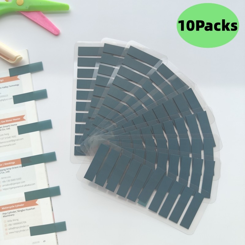 

2000Pcs Colorful Transparent Fluorescent Index Tabs Sticky Notes Stationery for School Office Supplies Children's Gift