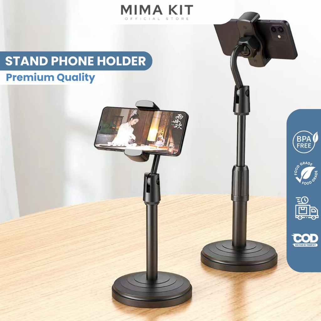 Holder Panjang Mic Stand HP Microphone Portable Untuk Recording Adjustable - ZJ04