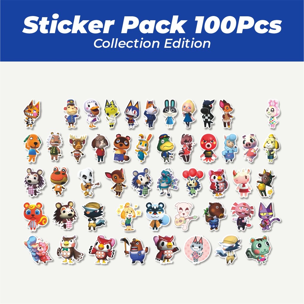 

Hot Stiker Game Animal Crossing Nintendo Char Mix 2 Lucu Anti Air Stikers Berperekat Waterproof Sticker Decal Buat Motor Helm Buku Journal Koper Casing HP Laptop Botol Minum