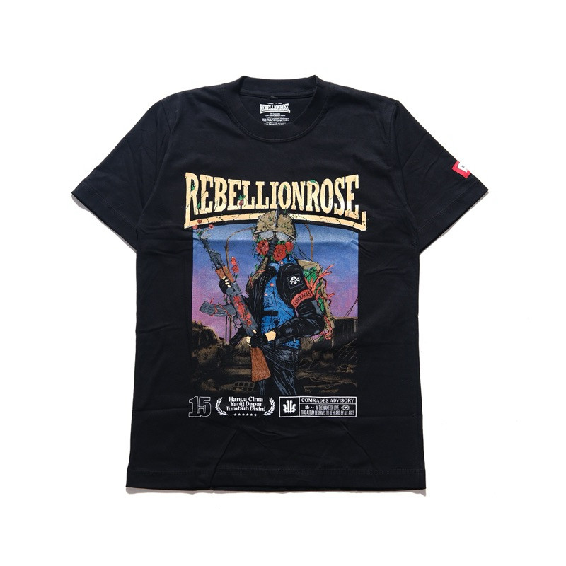(HOT) ORIGINAL Tshirt REBELLION ROSE - ALBUM HCYDTD