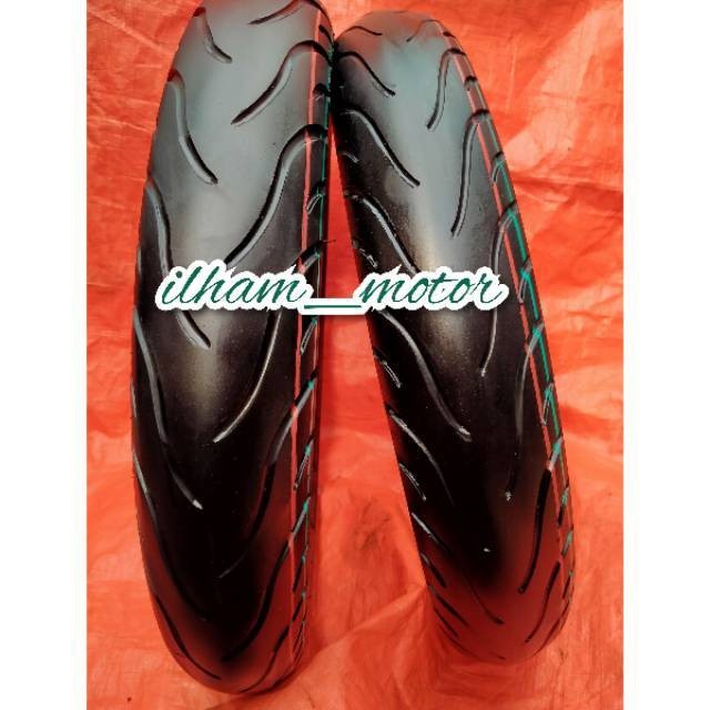 Sepasang ban Michelin 100/80 dan 90/80 ring 17