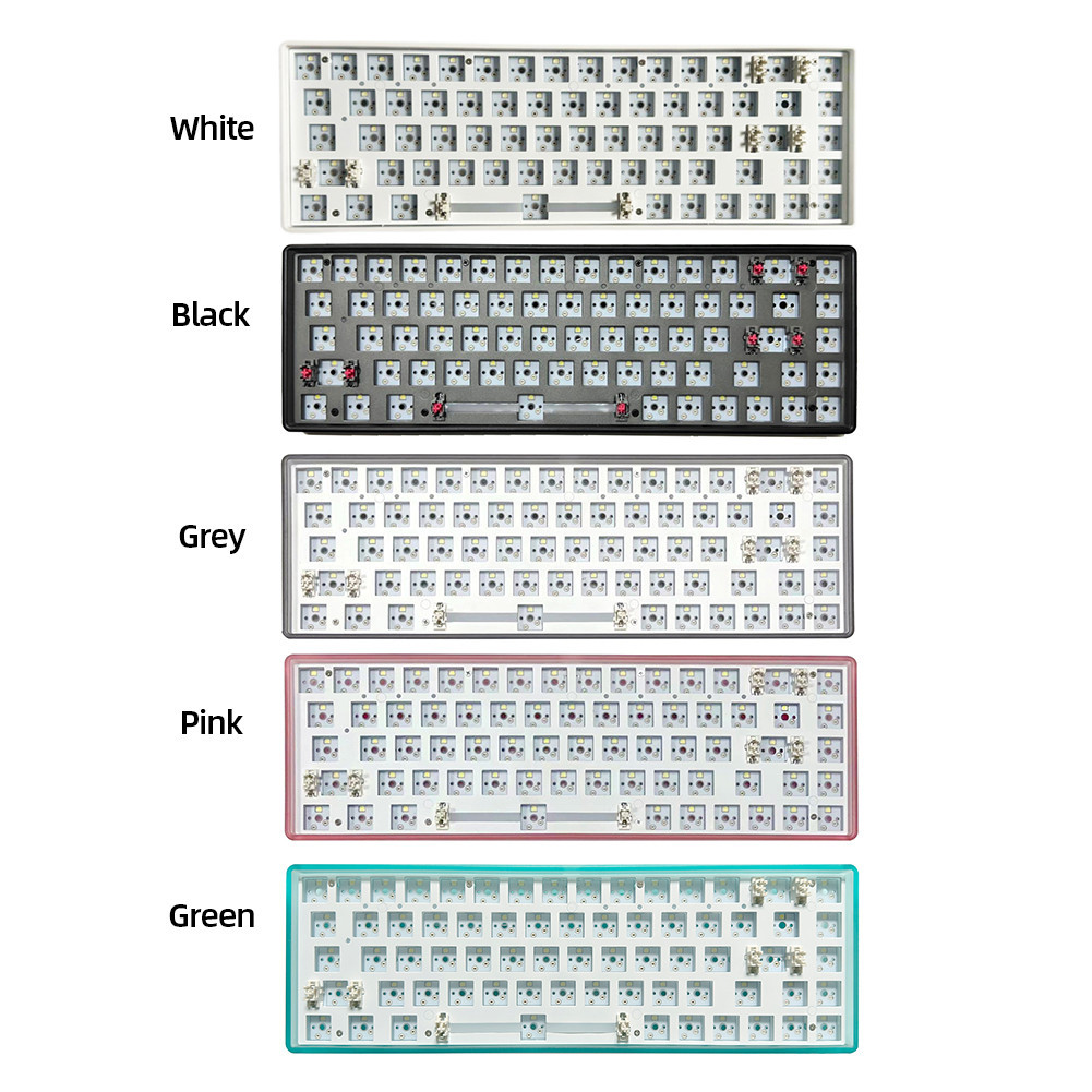 Gaming Keyboard Switch Tester 68 Keys CIY Hot Swappable Shaft Seat Keyboard Axis Tester Button Backl
