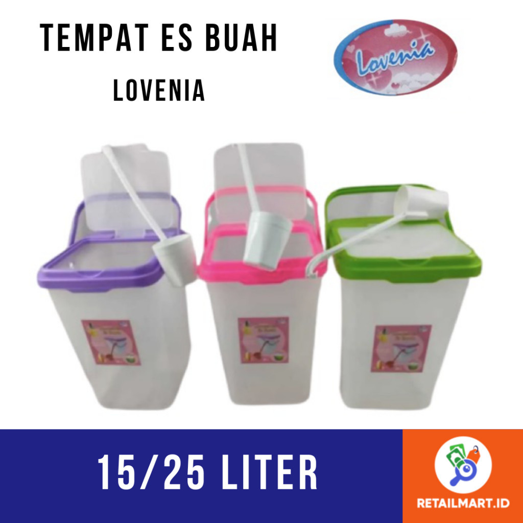 LOVENIA TEMPAT ES BUAH 15 LITER/ 25 LITER