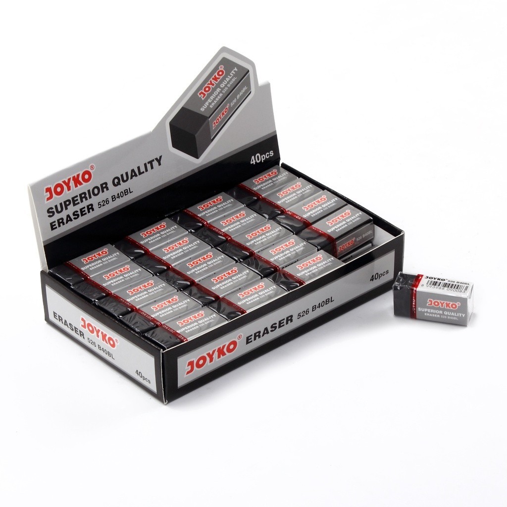

Penghapus 526-B40BL Hitam Eraser Joyko Kecil - 1 Pcs