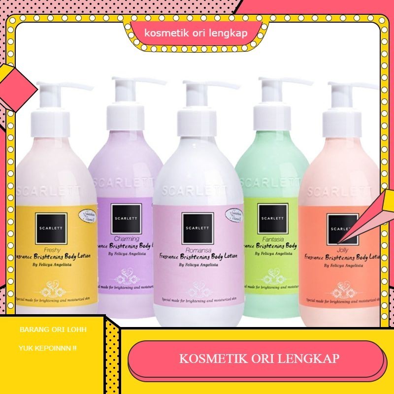 SCARLETT HANDBODY LOTION  | BODY LOYION SCARLETT ORI //