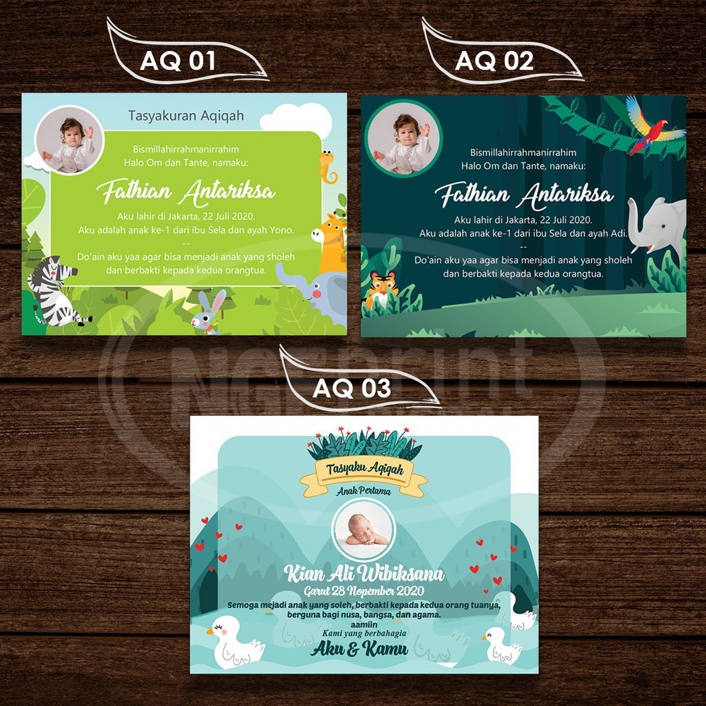 

Stiker Aqiqah TASYAKURAN Bagian 1