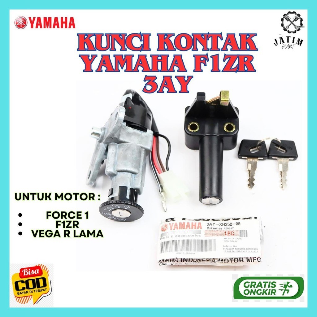 Kunci Kontak Fizr Ori / Kunci Kontak Set Yamaha Vega r lama Original Premium - 3AY-XH252-00