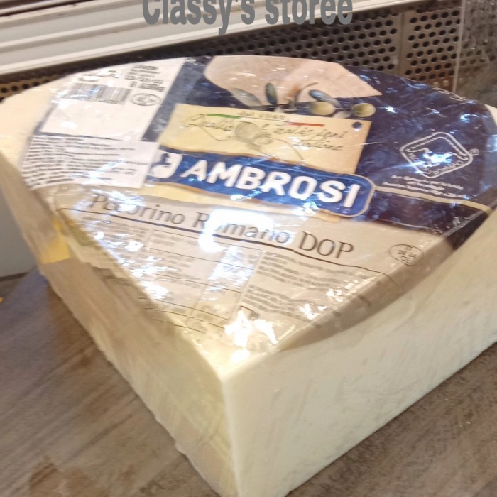 

Cheese pecorino romano Amborsi/keju repack/keju pecorino - 200 gr