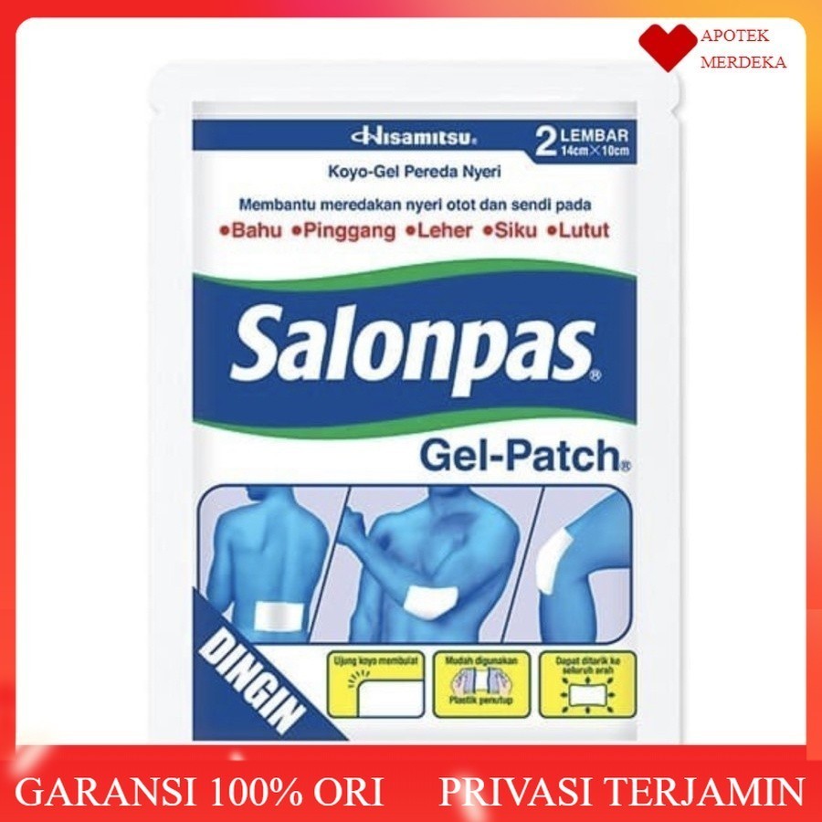 Salonpas Gel Patch / Salonpas GEL PATCH 1 SACHET 2 LEMBAR