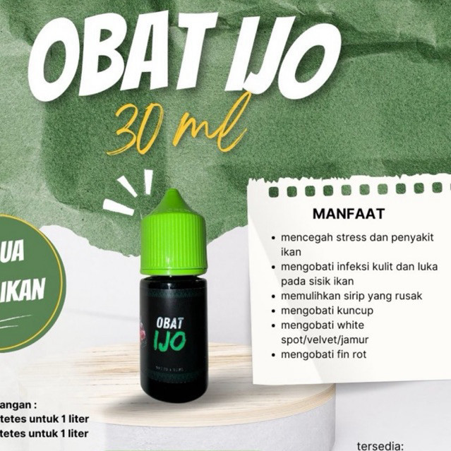Obat Ijo Ikan Hias  Untuk Segala Penyakit Ikan Hias Ikan Cupang Original