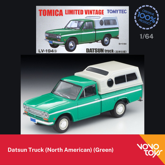 AR2158 Tomica Limited Vintage TLV-194b Datsun Truck North American Green