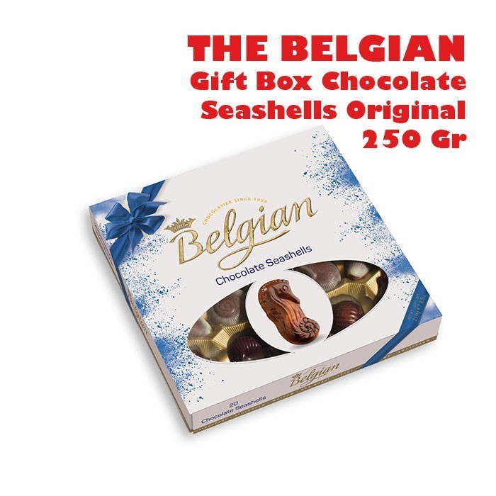 

Ay00! THE BELGIAN Gift Box Chocolate Seashells 250 Gr