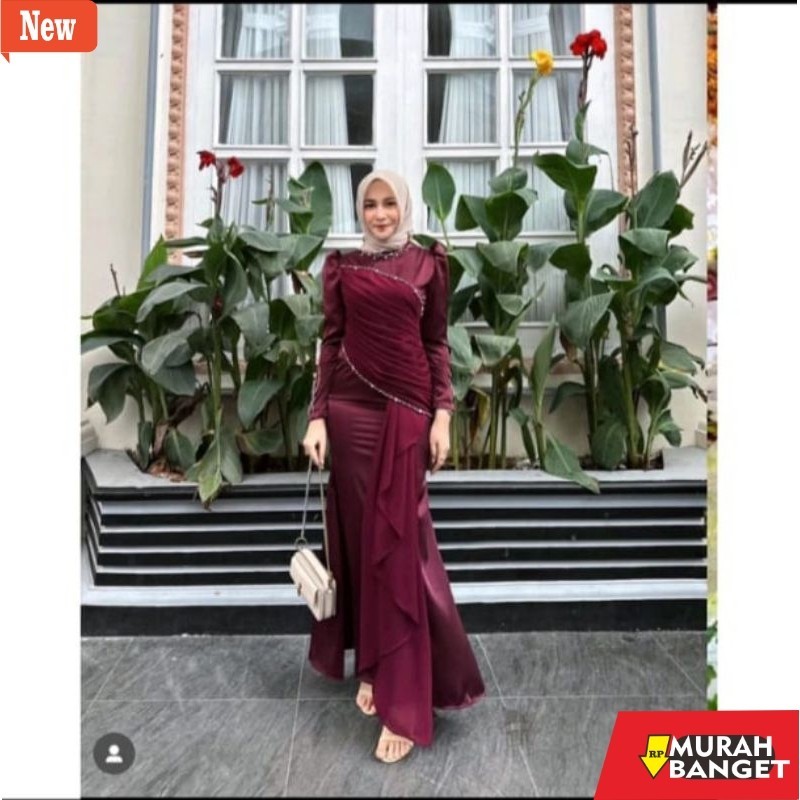 gamis kekinian tahun 2024 ZASKIA DRESS MEWAH //BAJU KONDANGAN // GAUN MEWAH //  BAJU KONDANGAN WANIT