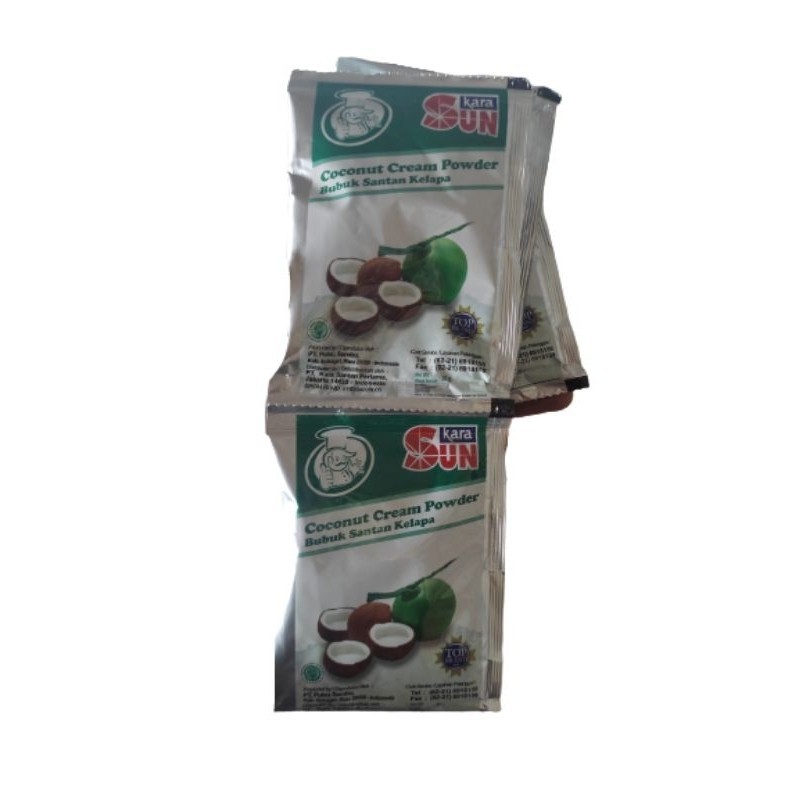 

Sun Kara bubuk santan kelapa renceng 20gr x 10pcs