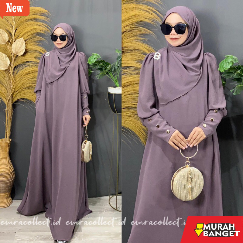 abaya shopee haul 2024 Sabyan Abaya Set Hijab Jumbo Busui Wudhu FRIENDLY Gamis Muslimah Jumbo ONESET