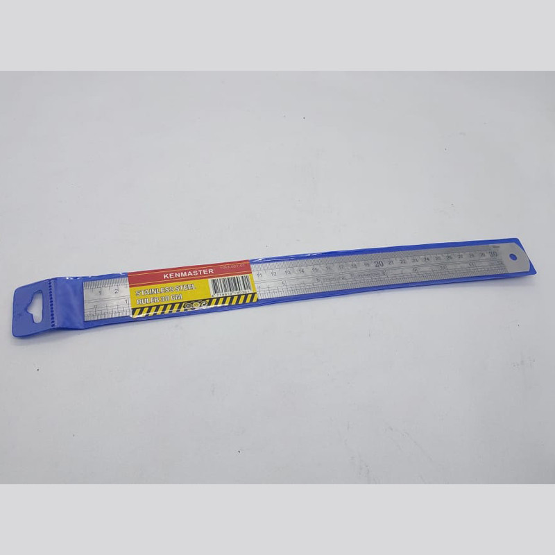 

KENMASTER Penggaris Stainless Steel Ruler 30cm Baja