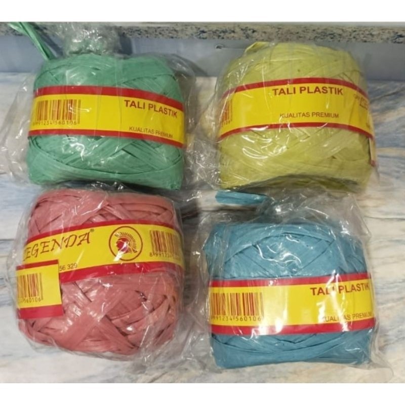 

Tali rafia mini kecil / tali plastik gulungan kecil warna warni