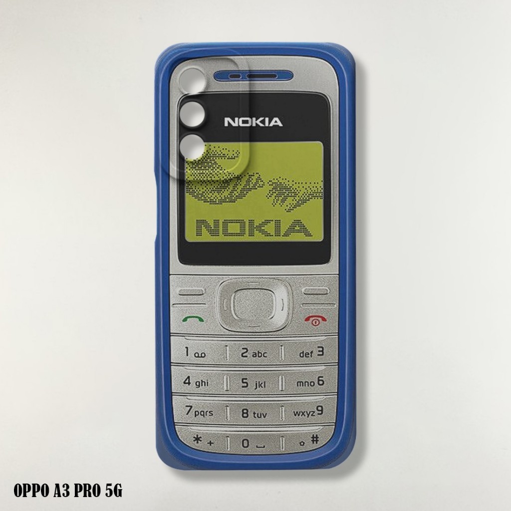 Softcase Casing Hp Untuk Oppo A3 Pro 5G Smartphone Gambar Hape Jadul - Casing Trand - HJ79