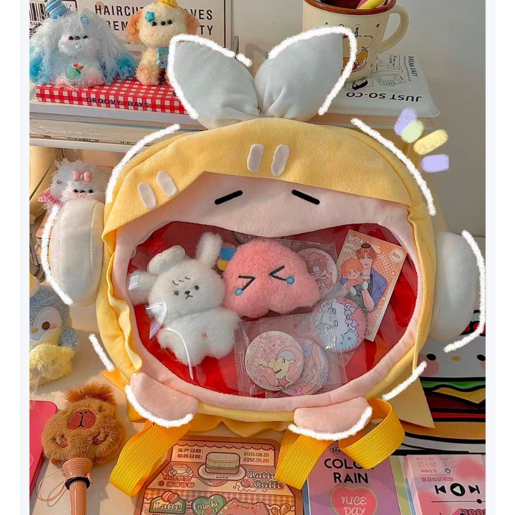 cod&ready ORI kagamine len & rin purse bag tas selempang wanita tas boneka Fashion Motif Kartun Kara