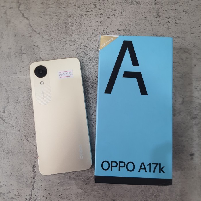 OPPO A17K (3/64) FULLSET HP BEKAS - GRADE A