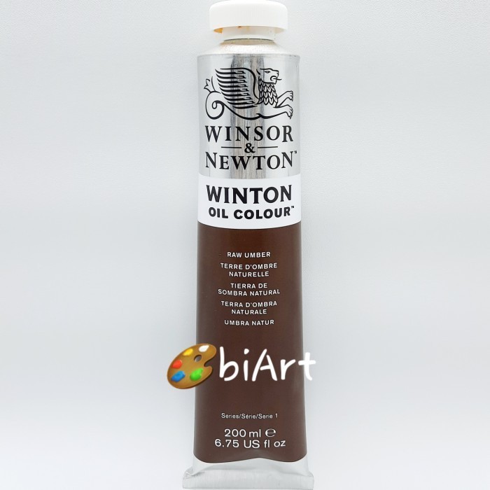 

promo ✨ -Cat Minyak Winton Oil Colour 200 ml Raw Umber Winsor & Newton