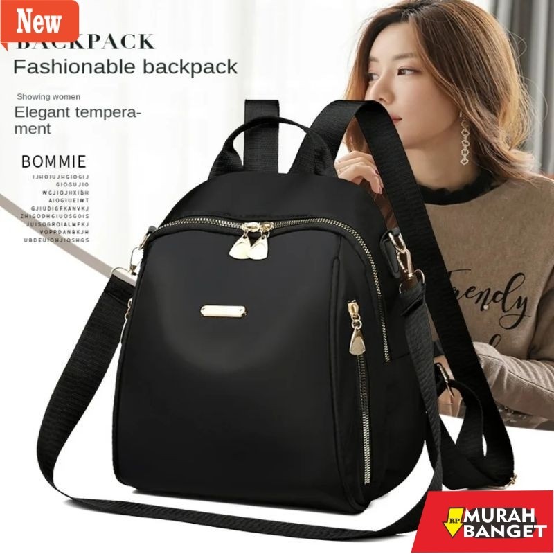 Tas wanita terbaru yg viral- Ransel Wanita Terbaru 2024 Tas Fashion Wanita imfort Multifungsi Backpa