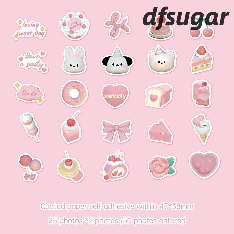 

B Stiker lucu berbentuk khusus stiker penyegel kartun DIY stiker bahan buku besar tangan df