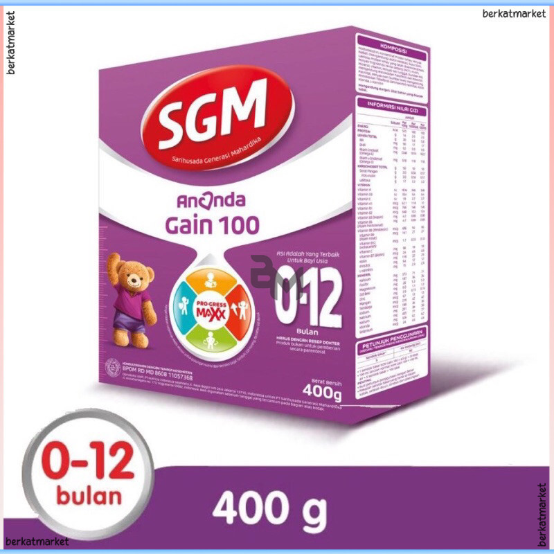 SGM Ananda Gain 100 400gram