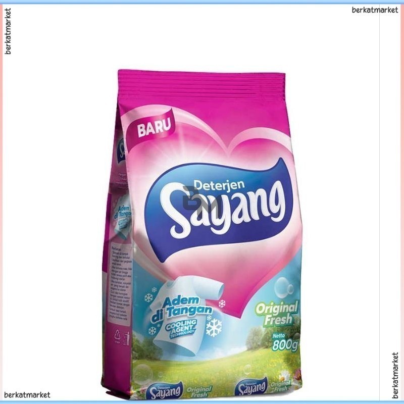 Detergent Powder Sayang Anti Noda Detergen Ditergen Deterjen Bubuk Biang Pewangi Sabun Cuci Cair Lau