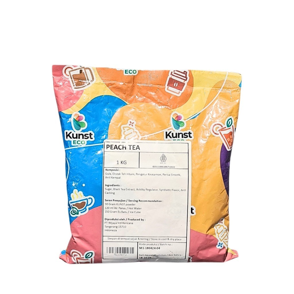 

Kunst Bubuk Minuman Rasa Teh Buah Persik 1kg Peach Tea Powder Drink