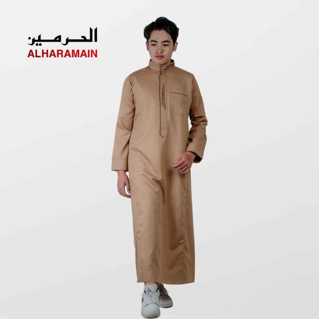 Gamis REMAJA AL Haramain Premium Resleting Toyobo (73) | Hitam | Abu Tua | Biru Keabuan | Hijau Lumu
