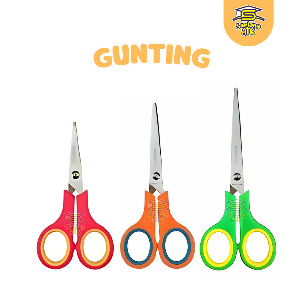 

Gunting Kecil Sedang Besar / Gunting Kertas / Gunting Anak Serbaguna SC-104 SC-205