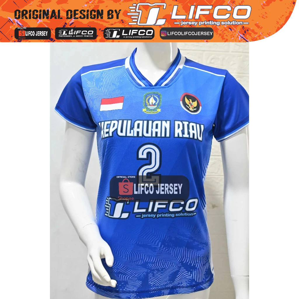 FV34SX JERSEY LIFCO ORIGINAL BULAN KEMERDEKAAN NUSANTARA SERIES  CEWEK -KEPULAUAN RIAU-