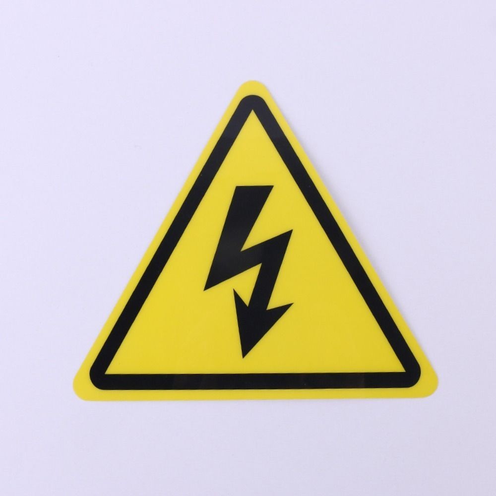 

5Pcs PVC Electrical Shock Hazard Warning Sticker Adhesive Labels Danger Notice Safety Waterproof Tags for Danger Forelectric Box