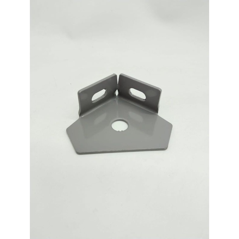 Kaki Siku Lubang Besi Tebal Kaki Besi Siku Lubang Plat Besi Siku Kaki Tapak Rak Lubang