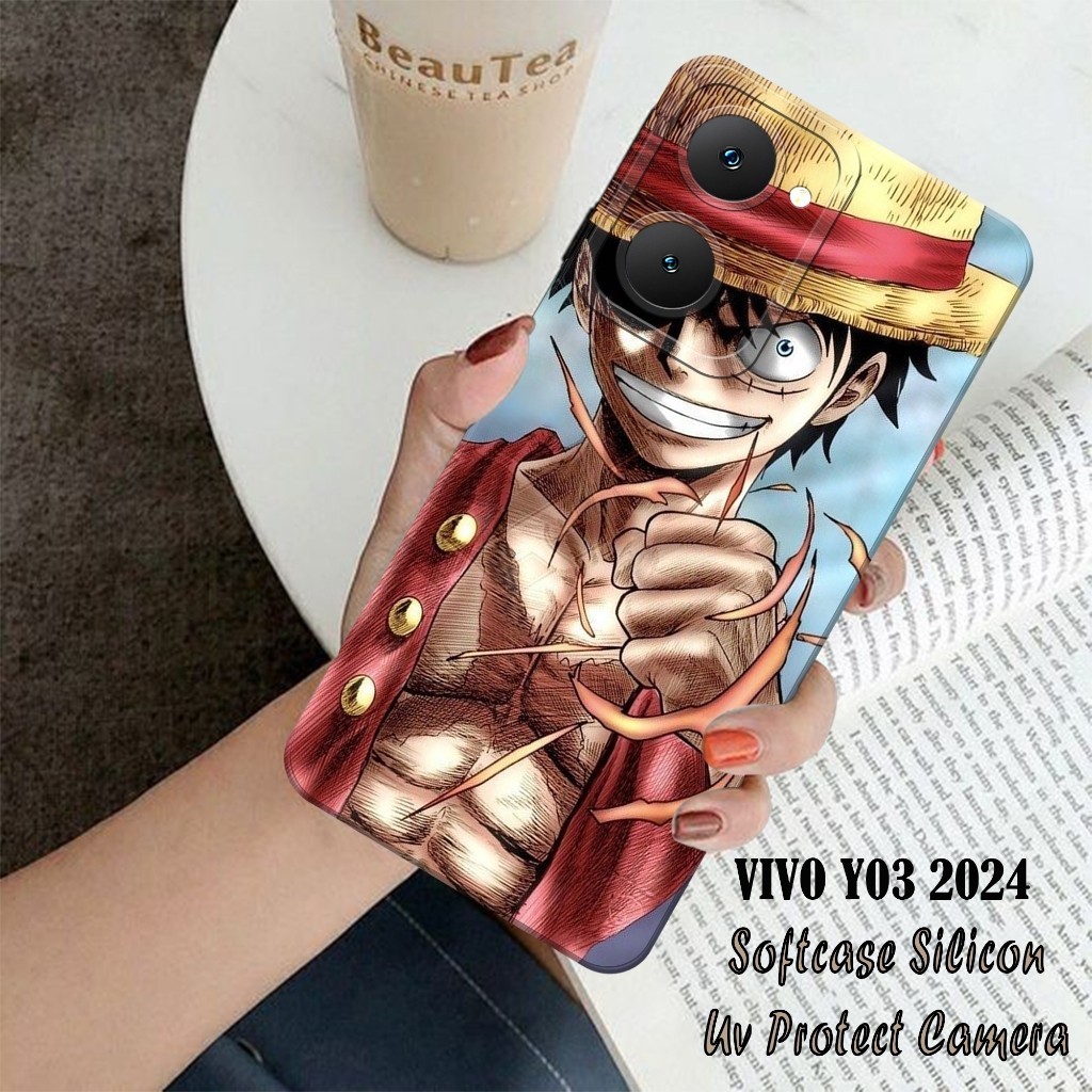 Case VIVO Y03 2024 - VIVO Y03 2024 Terbaru - Softcase  VIVO Y03 2024  - Softcase Pro Camera - Casing