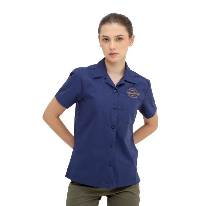 EIGER KEMEJA PENDEK WOMEN SERIES ROCHESTER SHIRT - NAVY